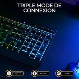 THE G-LAB KEYZ TUNGSTEN EX Teclado inalámbrico para juegos con 32 macros configurables