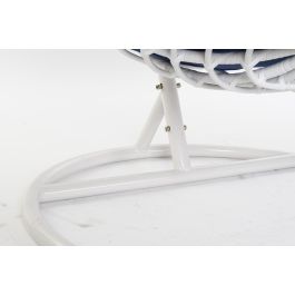 Sillón de jardín colgante DKD Home Decor Azul marino Blanco Aluminio ratán sintético 90 x 70 x 110 cm (107 x 107 x 198 cm) Sillón de jardín colgante DKD Home Decor Azul marino Blanco Aluminio ratán sintético 90 x 70 x 110 cm (107 x 107 x 198 cm)