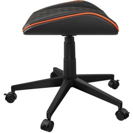 COUGAR Gaming-Hocker Silla de Videojuegos Crosser, universal, acolchada PVC, Negro/Naranja, soporta hasta 120 kg