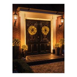 Lumineo Guirnalda Micro LED 567 LEDs Luz Cálida Exterior 9m con 8 Funciones y Temporizador