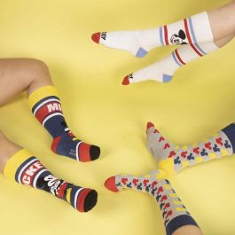 Cerdá Set 3 Calcetines Mickey Mouse Disney Tallas 36-41 Algodón