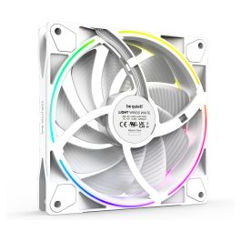 Be Quiet! LIGHT WINGS White PWM Triple-Pack Ventilador 140mm 2200 RPM Iluminación LED