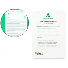 Liderpapel Libro Hojas de Reclamaciones Junta de Andalucía DIN A4 Original + 2 Copias Precio: 6.50000021. SKU: B1468CPZGR
