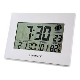 Reloj de Pared con Termómetro Timemark Blanco (24 x 17 x 2 cm) Precio: 20.50000029. SKU: S6502866