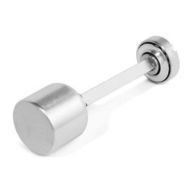 NUDA D25 Muletilla Desbloqueo Cromo Satinado, Negro, Blanco Acabado Cromo Cepillado Precio: 35.88999997. SKU: B1EX9WDBSQ