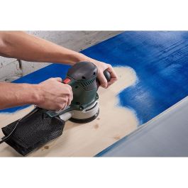 Wolfcraft Disco de Lija Multiorificio para Lijadora Excéntrica Ø125mm Grano 80