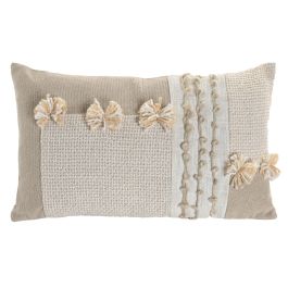 DKD Home Decor Cojín Decorativo Estilo Boho de Algodón Beige 30x50 cm, Hecho a Mano, Pack de 2 Unidades, con Cremallera, Gramaje 350 grs Precio: 27.50000033. SKU: B1H34DAJE4