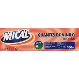 Guantes Desechables Mical VINILO TALLA M M (100 Unidades)