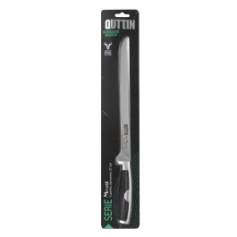 Quttin Cuchillo Jamonero Moare con Hoja de 27 cm y Alvéolos Antiaherentes para Cortar Jamón (6 Unidades)