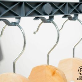 Pack Tendedero Plegable Vertical con Ruedas y Doblador de Ropa InnovaGoods