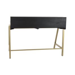 DKD Home Decor Escritorio Home Office Negro Dorado 119 x 70 x 93.5 cm