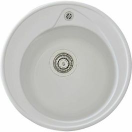 Stradour UNI - 17 Fregadero de Cocina Ronda Encastrado, 1 Cuenco SMC Blanco Ø 49 cm, Vaciado Manual con Sifón Precio: 107.69. SKU: B19PGLPP68