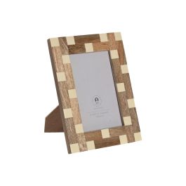 DKD Home Decor Marco de Fotos Urban 10x15 cm Resina y Madera de Mango Natural Blanco 1.8 x 20 x 15 cm Precio: 11.49999972. SKU: B17FGBX8NF