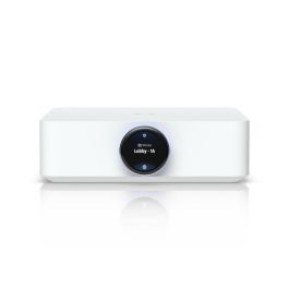 Ubiquiti Unifi Amplificador altavoz premium para transmisión de audio multizona de alta fidelidad y sonido espacial envolvente. Blanco