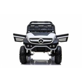 Coche mercedes unimog white bateria 12v 128 x 86 x 84cm runruntoys