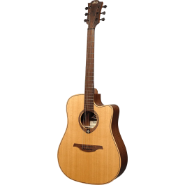 LAG Guitarra Acústica Dreadnought Cutaway Tramontane 170 A/E Electroacústica Satinada Natural