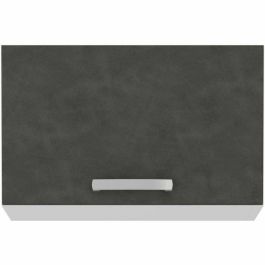 LASSEN Mueble Campana con Puerta Basculante - Gris Mate - L 60 x 31,6 x H 36 cm