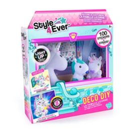 Canal Toys OFG 287 - Figuras de la Familia Unicornio, Mamá Luminosa y Dos Bebés para Decorar