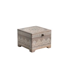 Caja Decorativa Romimex Marrón Madera de mango 15 x 12 x 15 cm Precio: 27.95000054. SKU: B1BMNDXCRY