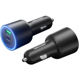 Vention FFQB0 Cargador de Coche Rápido 100W con 2x USB-C y 1x USB-A Compatible con PD QC AFC FCP SCP PPS Precio: 19.49999942. SKU: B19QXMHBCB
