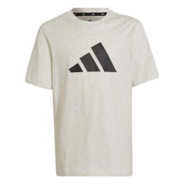 Camiseta de Manga Corta Infantil Adidas HG8857 Blanco