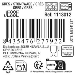 Inde Mug 330 ml Surtido 3 Colores "Jesse" (24 Unidades)