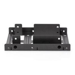 Digitus Mounting KIT: Dual SSD/HDD 2.5 -> 3.5 BAY Incl. Mounting Frame, Metal Black, Screws Digitus Mounting KIT: Dual SSD/HDD 2.5 -> 3.5 BAY Incl. Mounting Frame, Metal Black, Screws