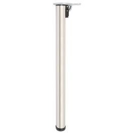 Herrajes Alk Pata de Mesa Plegable y Regulable de Acero Ø50 Níquel Satinado Altura 710-740mm Abatible 90º Precio: 16.59000024. SKU: B1CVY3SK98