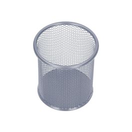 Cubilete Portalapices Q-Connect Plata Metal Redondo Rejilla Diametro 86 mm Alto 105 mm Cubilete Portalapices Q-Connect Plata Metal Redondo Rejilla Diametro 86 mm Alto 105 mm