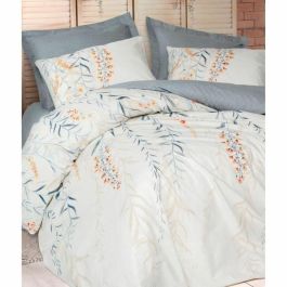 Juego de cama 220x240 cm funda nórdica + 2 fundas almohada 60x60 cm 100% Algodón Azul ASI8684283425013