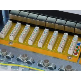 Equip Patchpanel 24x RJ45 Cat6A 19" FTP 1HE ISO/IEC schwarz