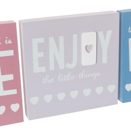 Placa Pared 3/M Multicolor Dm 20 X 3,50 X 20 cm