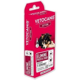 Vetocanis Pipeta Fipronil Spot-on para Perros Medianos 134mg - Tratamiento y Prevención Pulgas y Garrapatas
