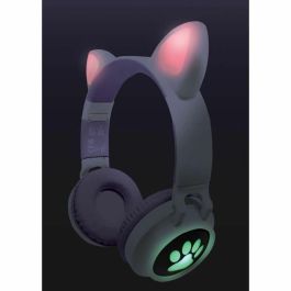 Auriculares 2 en 1 con orejas para gatos para escuchar su música inalámbrica en Bluetooth 5.0