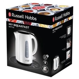 Russell Hobbs 25070-70 Hervidor My Breakfast Color Hielo Blanco Negro Medianoche
