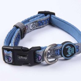 Cerdá Collar Premium para Perros Stitch XS/S Azul Oscuro - Talla Arnés/Correa XS