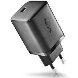 NGS BUD65W-C Cargador de Pared GaN 65W con USB-C y Cable Tipo-C a Tipo-C de 1.5m para Smartphones y Portátiles