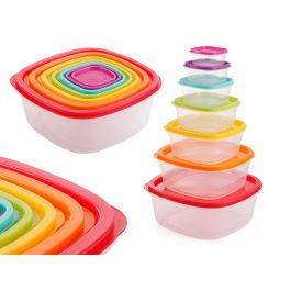 Set 7 Fiambrera Plastico Cuadrada Leknes 25x10x25cm (Set de 12) Precio: 85.66074. SKU: B14S3KN9LB