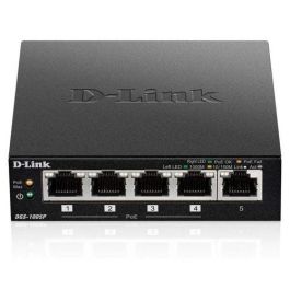 D-Link Switch DGS-1005P 5 Puertos Gigabit RJ-45 10/100/1000 PoE 60W Precio: 54.79000032. SKU: S55173062