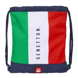 Bolsa Mochila con Cuerdas Benetton Flag Azul marino 35 x 40 x 1 cm Precio: 14.88999985. SKU: B1AR93YBRV