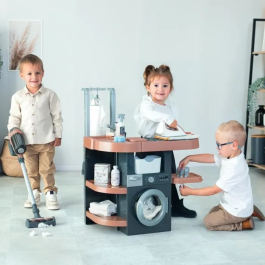 Smoby Lavadora Rowenta Wash&Clean SMO3032163303275 Juguete a Partir de 3 Años