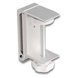 DeLOCK Soporte para Auriculares Ajustable para Mesa, Aluminio Plata, 83x123x30 mm, Cualquier Marca