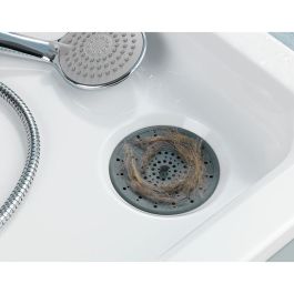 Wenko Filtro de desagüe de silicona Sava, gris 53011100