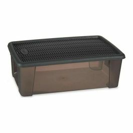 Caja con Tapa Stefanplast Elegance Gris 19,5 x 11,5 x 33 cm Plástico 5 L (12 Unidades)