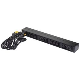APC AP9565 Rack PDU Basic 1U 230V, Monofásico, Horizontal/Vertical, 12 Salidas C13, C20 Entrada, 3680W