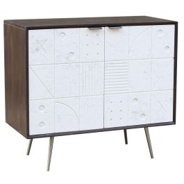 Aparador DKD Home Decor Blanco Marrón Metal Madera de mango 90 x 43 x 80 cm 90 x 43 x 82 cm Precio: 335.79000037. SKU: S3044254