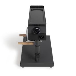 Livoo DOC159 Aparato de Raclette Tradicional Negro para 6-8 Personas con Soporte Giratorio y Basculante, Termostato Ajustable 240°C