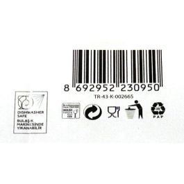 Lav Set 6 Vasos Terra 360Cc 7,6x9,9x6,5Cm (8 Cajas)