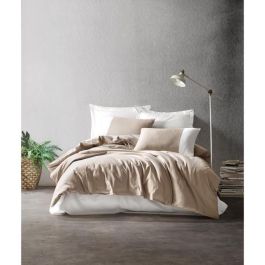 Juego de cama - 1 funda nórdica 220x240 cm + 2 fundas de almohada 60x60 cm - 100% algodón - Visón Precio: 56.10528. SKU: B1F2AVZN6E