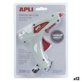 Pistola Termofusible Apli Blanco 20 W (12 Unidades) Precio: 86.3698. SKU: B1ENND7NJB